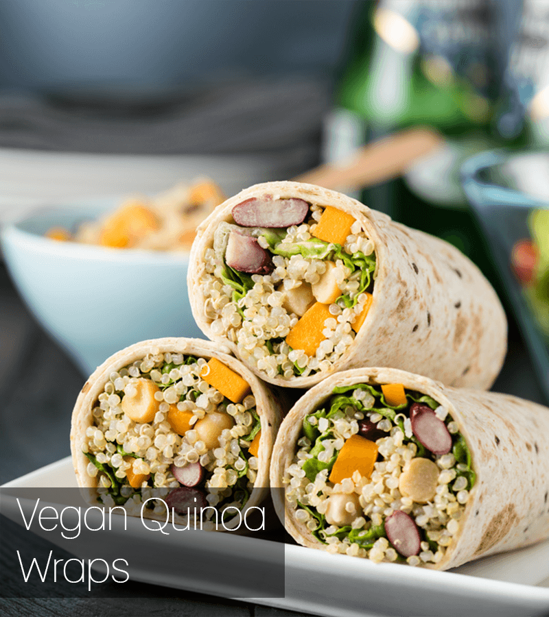Vegan Quinoa Wraps